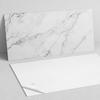 Samoprzylepny Element Dekoracyjny Winylowy Do Domu 100X50 Cm Biały Elegancki Marmur