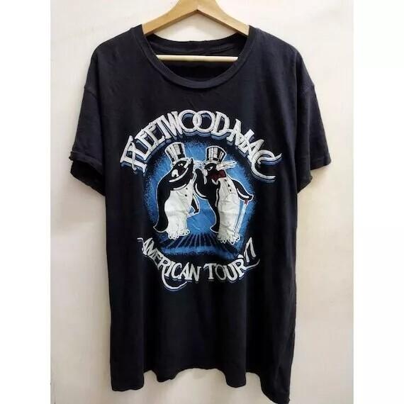 Fleetwood Mac American Tour 77 Shirt, Fleetwood Mac Retro Black Unisex Tshirt Unisex T-Shirt XXL