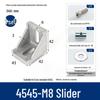 Aluminum 90° Corner Bracket Connector for 4040/2020/3030 Profiles