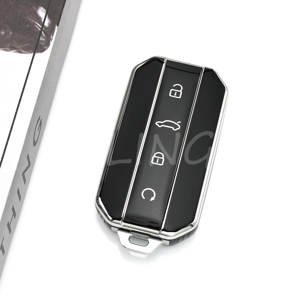 4Button Tpu Car Key Case Cover For Chery Jaecoo J5 J7 Protection Key Shell Bag Keychain Housing Holder Car Accessories