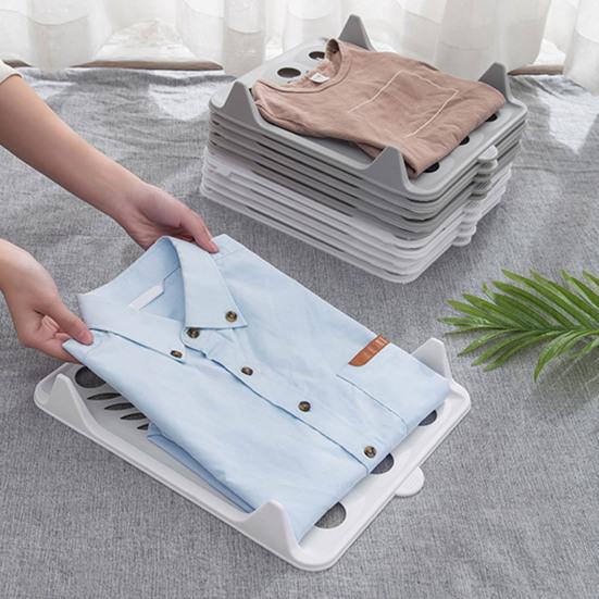 

Складная доска для одежды Yousheng с ручкой, штабелируемая полая, компактная, многофункциональная, рубашка, брюки, органайзер для одежды, держатель для лотка, товары для дома S серый