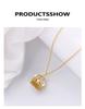 S925 Sterling Silver Woven Pearl Basket Necklace - Women's French Retro Luxury Clavicle Chain
