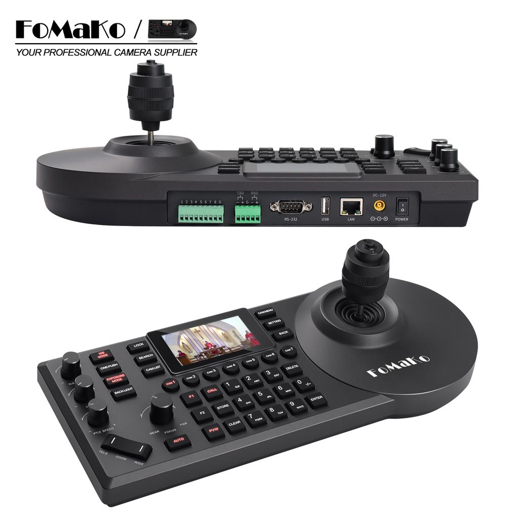 Festival FoMaKo Conference Camera Bh202 PTZ Camera Bundle 20X hd Church Worship(2pcs) + PTZ Controller PTZ Camera Controller