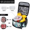DBZ Gohan Super Sayan Insulated Lunch Bags Cooler Bag Reusable,Meal Container  Portable Tote Lunch Box Girl Boy Beach  Outdoor