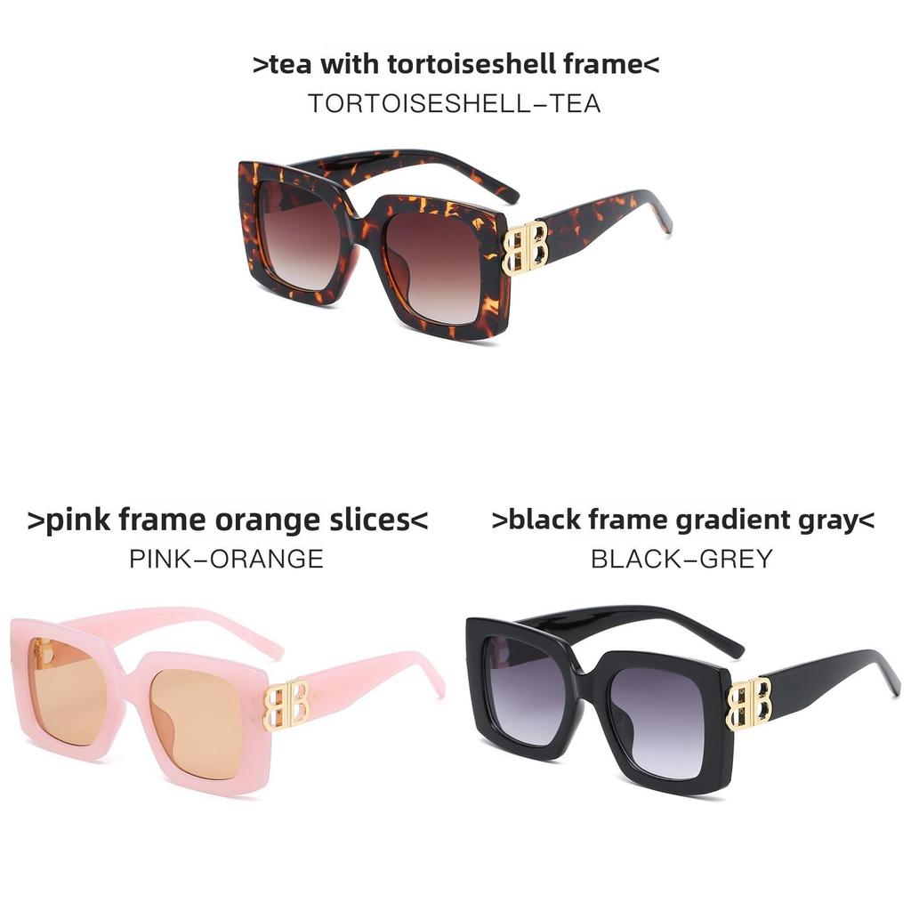 Vintage Square Sunglasses For Women With Uv400 Protection For Fashion And Outdoor Activities