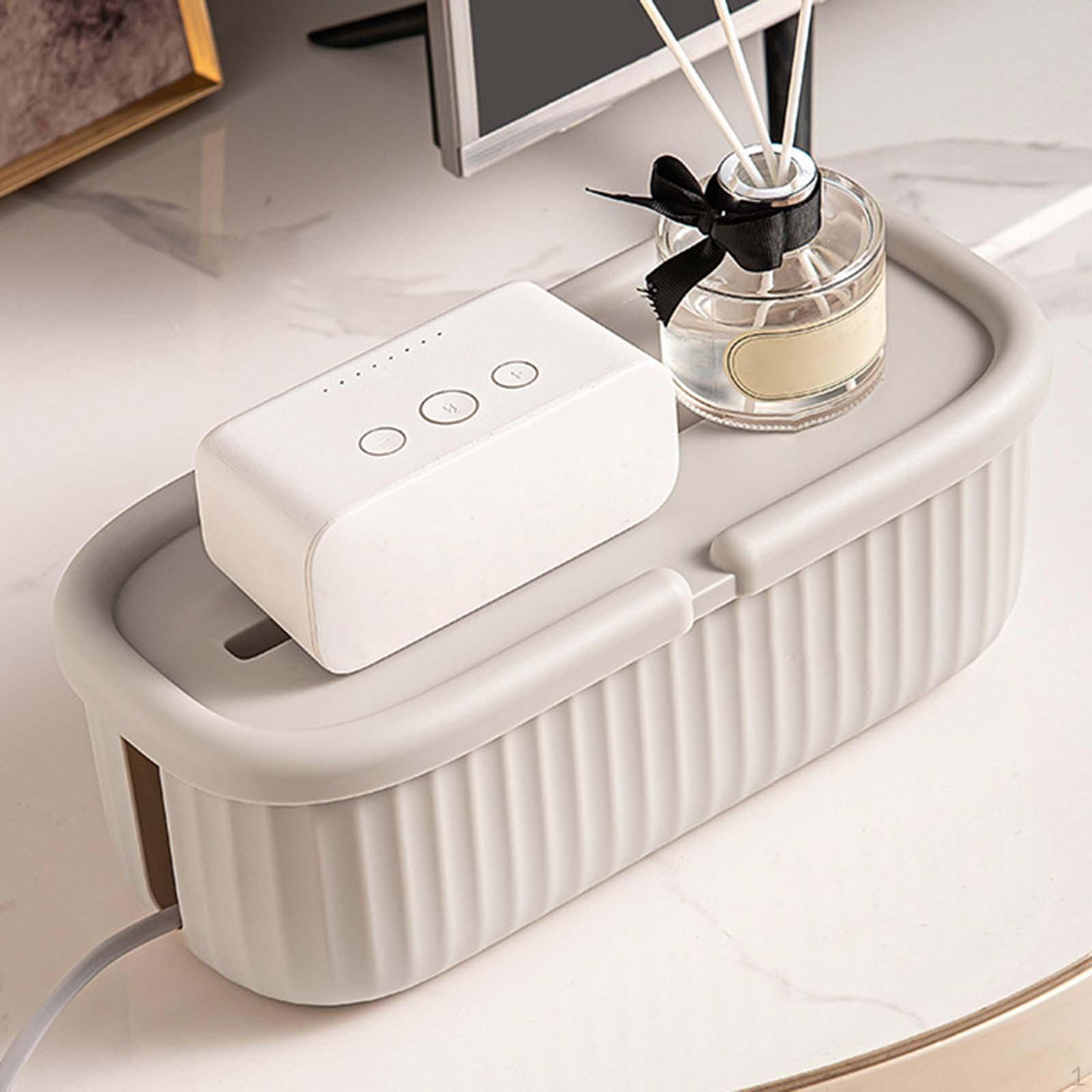 

Cable Organizer Box with Concealment Features for Home And Dorm Use хаки