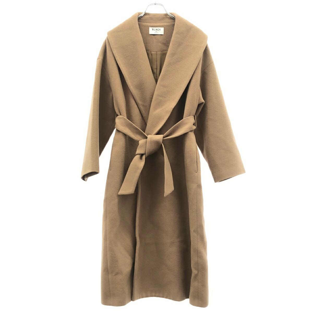 BLACK BY MOUSSY Wool gown coat 070AA030-0520 Camel brown 2 [Used] IT6NTY8N7SMQ