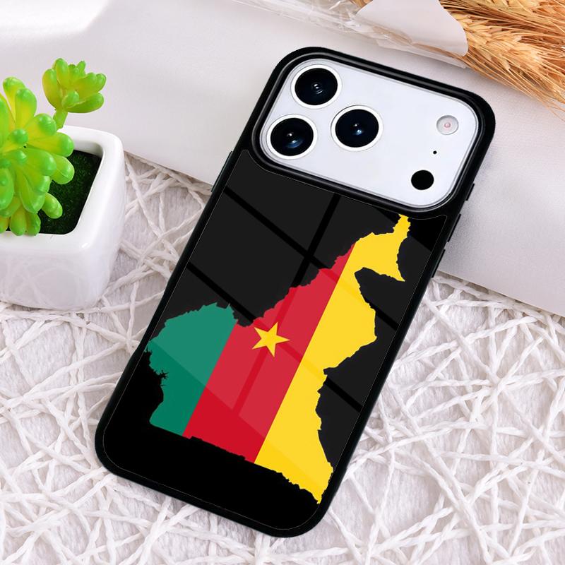 Cameroon National Flag Phone Case for iPhone 17 Air 16 15 11 12 14 13 Pro Max Shockproof Cover