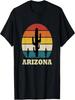T-shirt Souvenir Deserto Arizona Cactus Vintage Retro