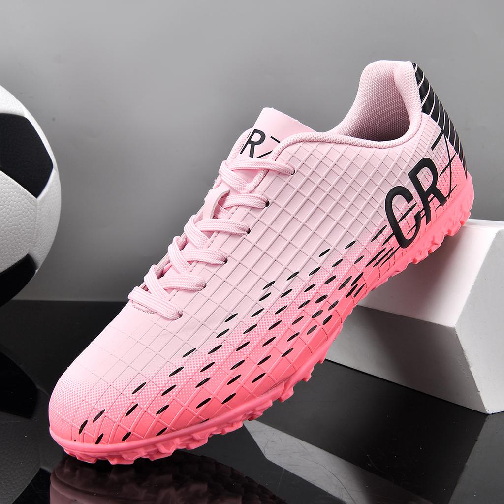 Men's TF/FG Soccer Field Boots' Teenager's Football Sport Boots Non-slip Grass Training Sneakers Artificial Quality Grass Footwear