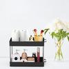 SPACEKEEPER Kitchen Storage, 2-Tier Storage Rack for Under-Sink Storage, Seasoning Storage, Kitchen Storage, Gap Storage, Large Capacity, 22cm Wide, S