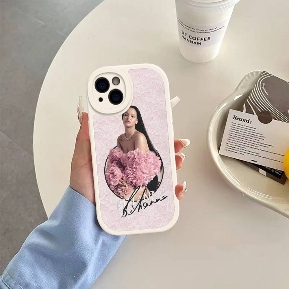 Rihanna Phone Cover For IPhone 11 12 13 14 15 16 Pro Max Mini Plus Soft Leather Case