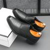 5cm Height-Increasing Men's Leather Shoes: Korean & British Style, Thick-Heeled Casual Footwear for Business & Nightclub
