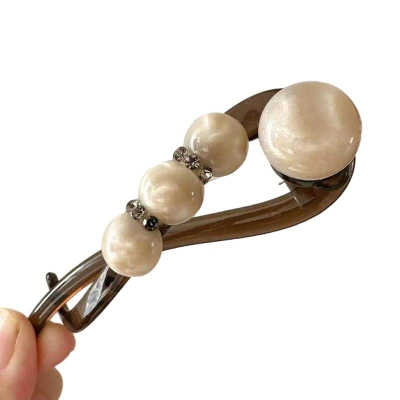 

Elegant Twisted Hair Excerpts Polyethylene Hair Accessories Naught Slip Design Season Rudiments For Women Casual And Formal Occasions бежевий