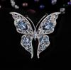 Yingyun Butterfly Brooch Is A High-end Women's Exquisite Crystal Butterfly Brooch with A Light Luxury Design Sense