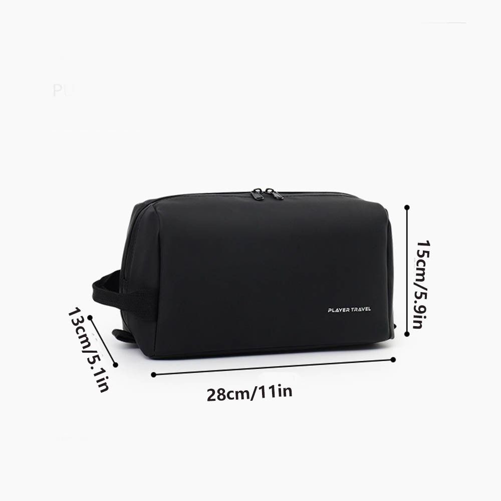 Waterproof PU Toiletry Bag Large Capacity Makeup Bag Portable Man Cosmetic Bag Women Men