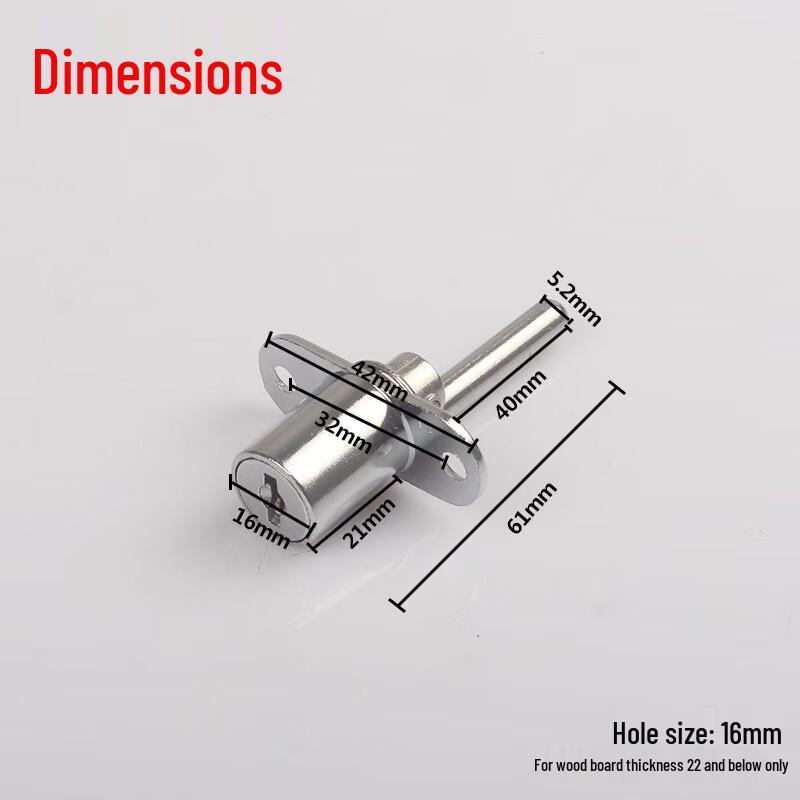 Fly.Globe Triple Drawer Cabinet Lock