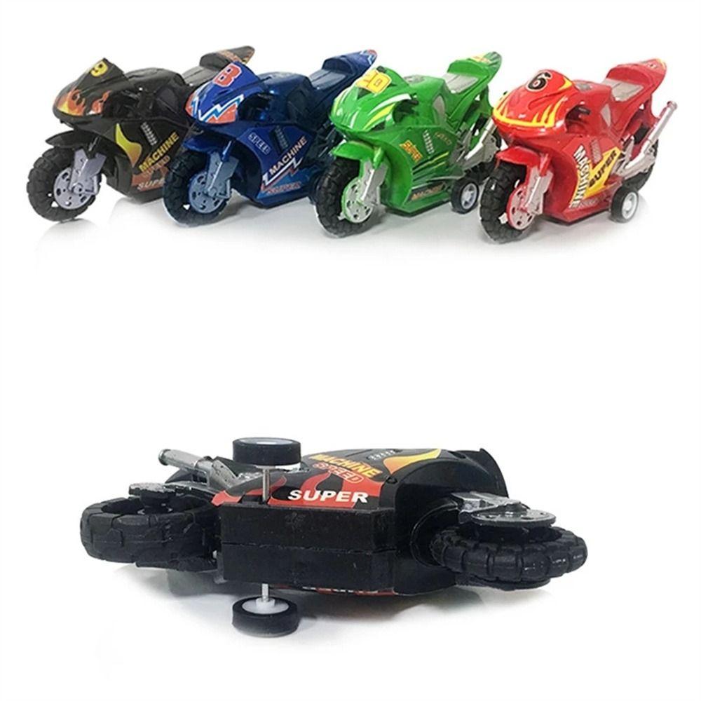 Kids Four-wheel For Boys Mini Pull Back Car Motorcycle Model Motorcycle Toy Motorbike Model