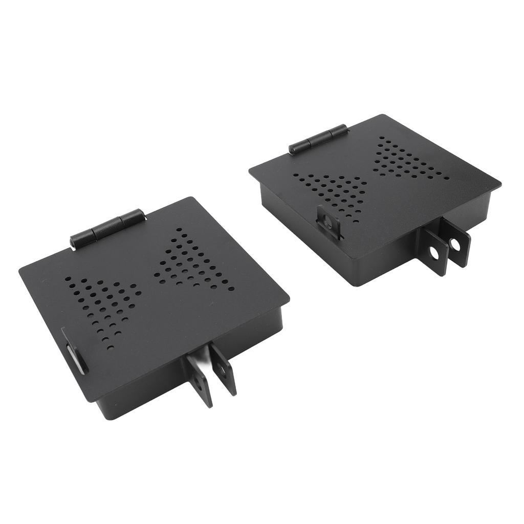 Cap de Bară RV cu Orificii de Ventilație Previne Căderea Furtunului de Canalizare Oțel Carbon Pătrat Dop Bară RV