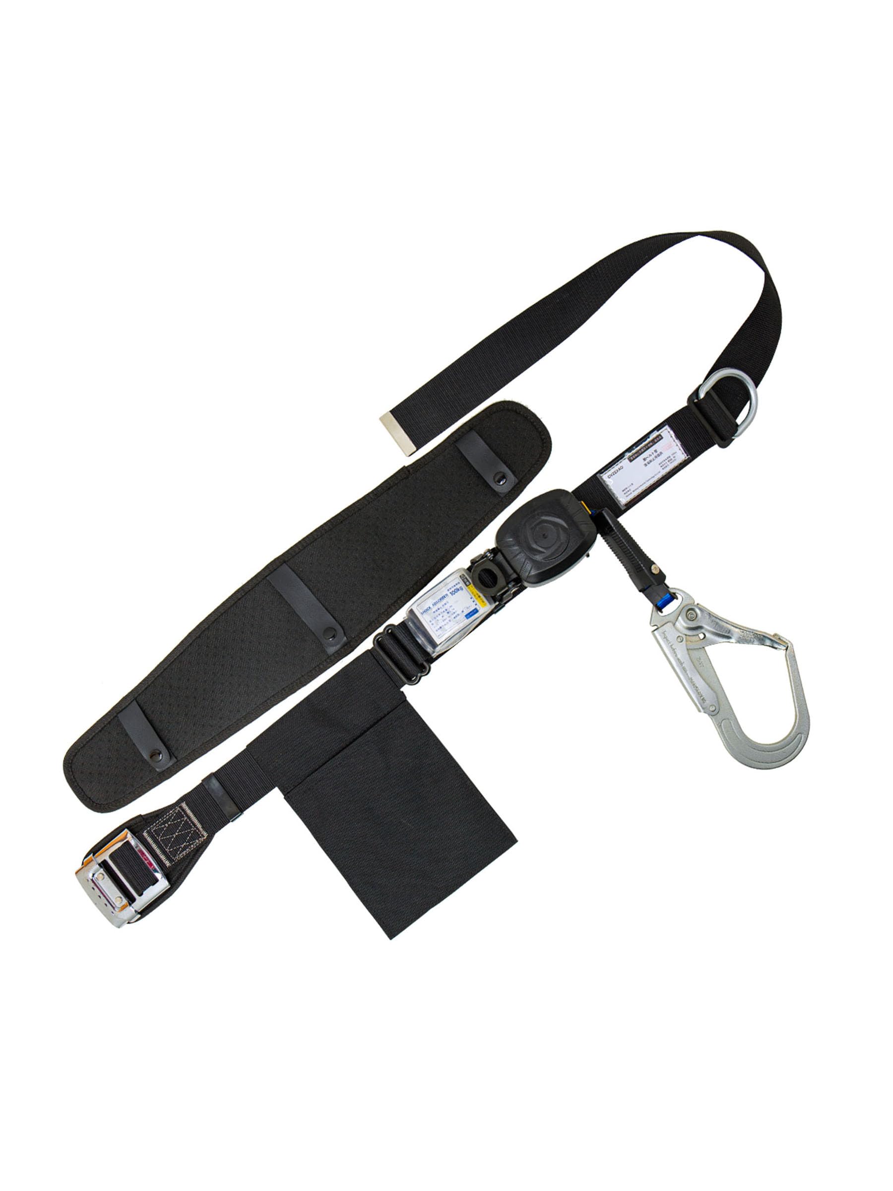 [OVZEXAO] Body Belt Safety Harness, New Standard, with Retractable Reel, Fall Protection Equipment, Body Belt Type Safety Harness, Retractable, New St