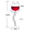Pink wine glass rose flower set glass flower glass creations pink flowers glass glasses for home party FP8 | Beer Bowls (Transparent)