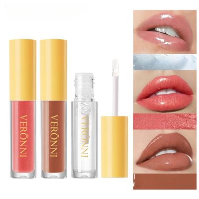 Brillo labial hidratante de espejo, hidratante, antisecado y agrietado, aceite labial Doe Glass