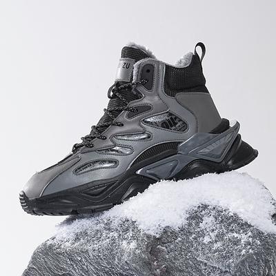 Stivali da uomo 2024 Nuove pantofole invernali Calde scarpe da uomo Impermeabili antiscivolo Sneakers in peluche Scarpe da tennis maschili Stivali da uomo Sneakers invernali