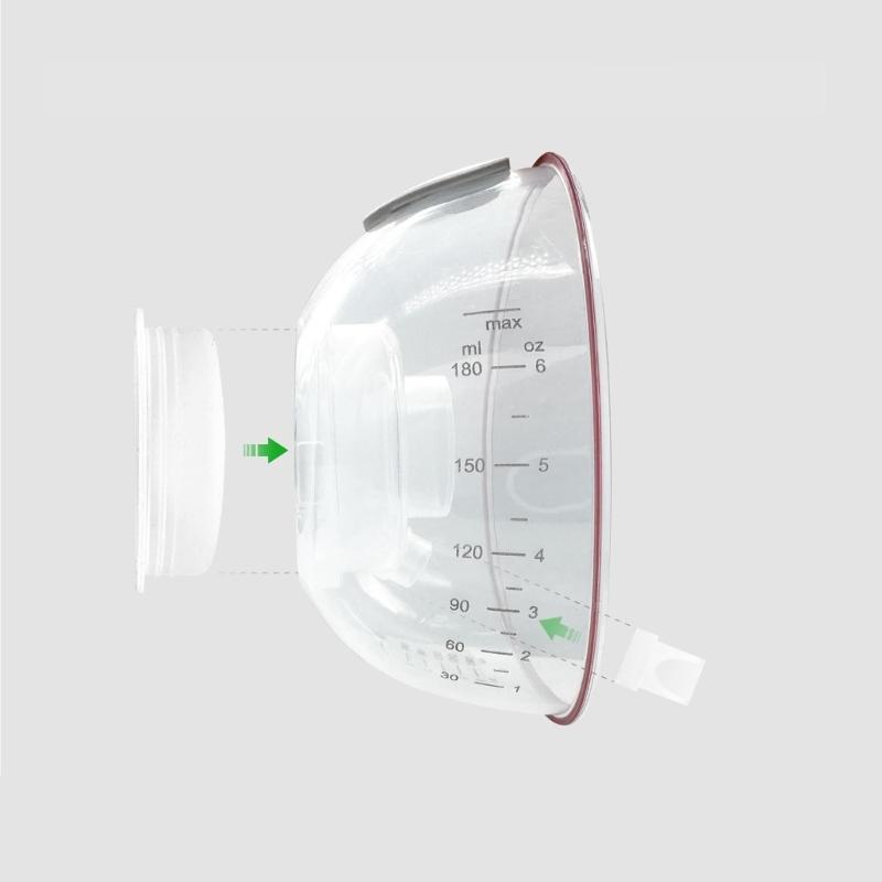 Efficient Milk Expression Replacement set Secure Seal Breast Pump Part Duckbill Valves & Diaphragm set for V1/V2 Pumps