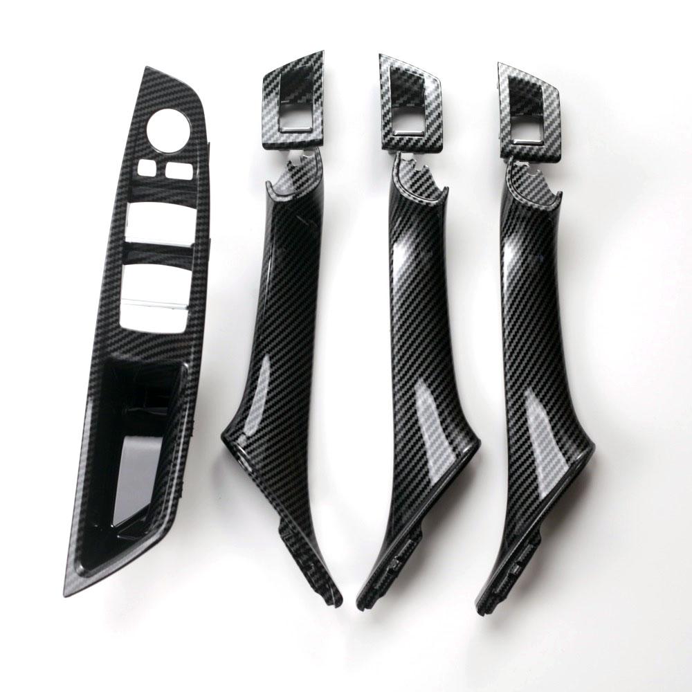 LHD Beige Black Brown Oyster Car Interior Door Armrest Inside Pull Handle Set For BMW 5 Series F10 F11 523i 525i 528i 530i