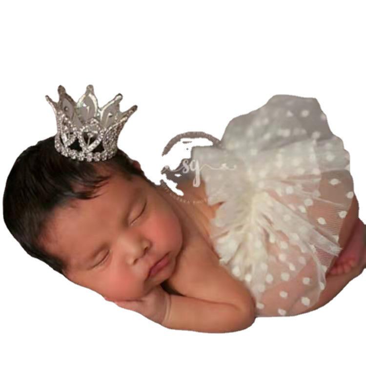 Children's Lace Tulle Photography Dress - Baby Photo Props Outfit