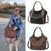 European American Women's Shoulder Bags Zippered Large Tote Bag Stylish Simple Versatile Crossbody Bag High-quality Commuter Bag