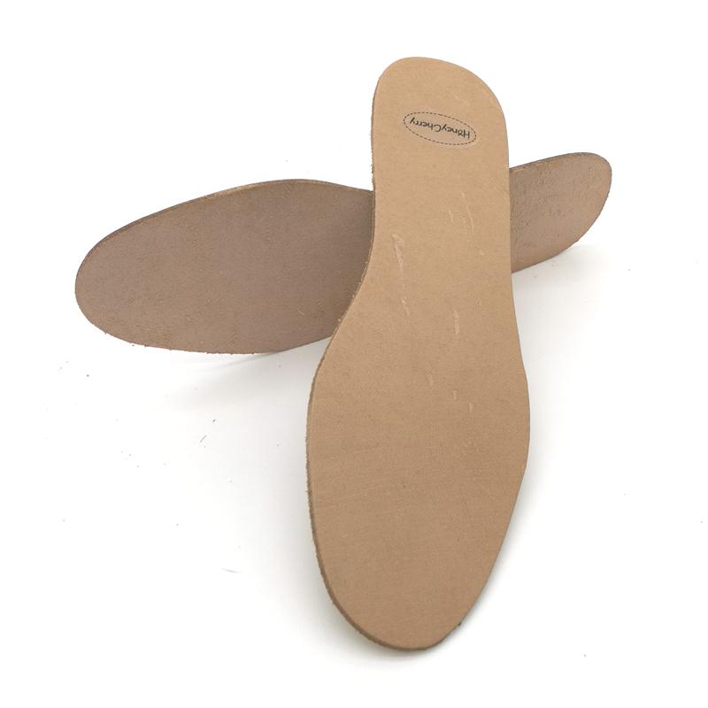 Sweat Cow Leather Insole Thickened Durable Health Pad Man Cowskin Insoles For Shoes 2-3mm