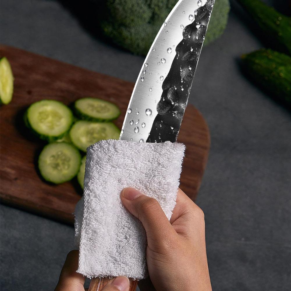 Stainless Steel Boning Knife Forged Professional Chef Knife Meat Cleaver Fish Filleting Knife Kitchen Cooking Tool