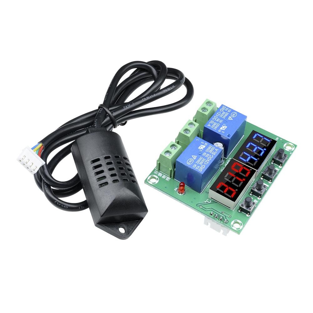 DC12V M452 Temperature and Humidity Digital Dual-output Temperature Controller High Precision Double Output