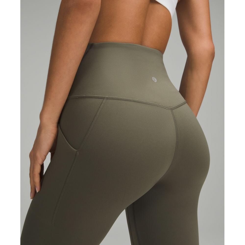 Lululemon Align  High Rise Pant With Pockets 25  Army Green