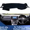 Dashboard Cover Avoid Light Anti-Slip Anti-dirty Mat Pad Sunshade Dashmat Protect for Subaru Legacy Outback 2004-2009 LHD RHD