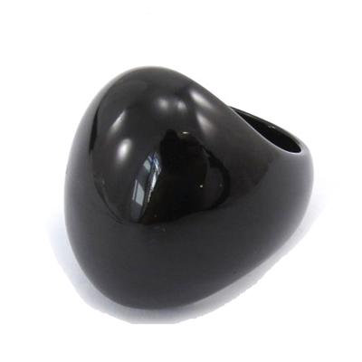 Black Jade 'Mineralia' Designer Ring