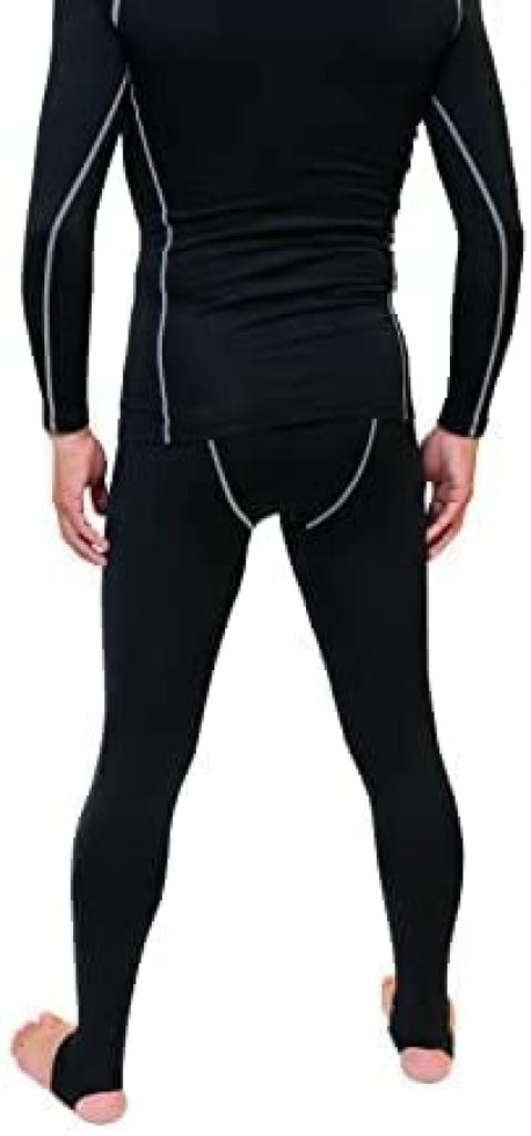 Tabarua Winter Long High Long Top and Bottom Innerwear, Sleeve, Neck, Tights, Set, F20X1/F20X2 (Size L)