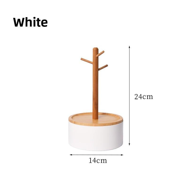

Creative Circular Base, Branch Storage Box, Living Room, Entrance Hall, Bedroom, Ring, Earring, Pendant, Desktop Shelf белый