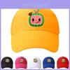 Cocomelon Funny Games Kids Cap Adjustable Snapback Sun Hat With Soft Material
