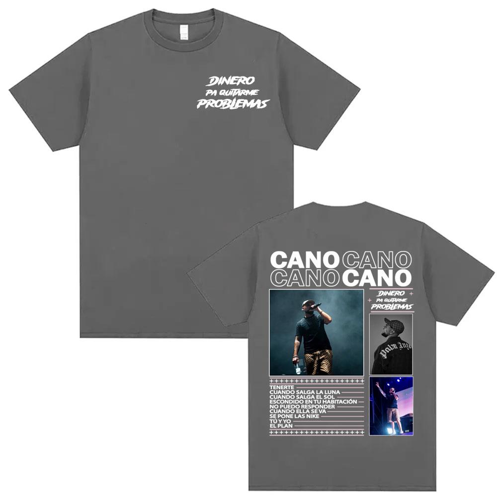 2025-26 Rapper Cano Triana's New Album 2025 Tour Merch T-shirt Men's Harajuku Fashion Trend T-shirt High Quality Cotton Top