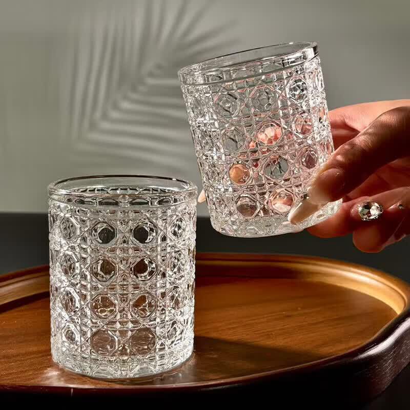 Zhicheng Jiamei Gem Pattern Whiskey & Cocktail Glasses