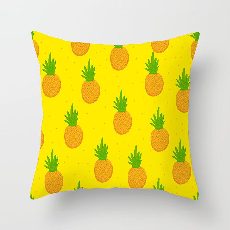 Home Supplies Cute Pastoral Cactus Print Pillow Cover Sofa Cushion Cover