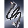 PD240W Fast Charging Type C Cable With Braided Design And Angled Connector Design For Quick Power Delivery