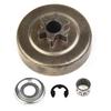 Clutch Drum Sprocket 3/8 6T Washer E Clip For-STIHL/MS170/180/Chainsaw Parts New