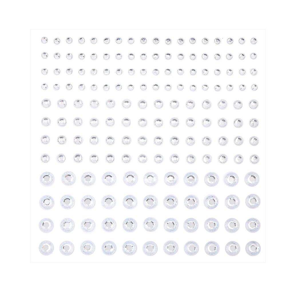 Color Acrylic Rhinestones Sticker for Eyes DIY Party Face Forehead Eyse Makeup Crystal Self-adhesive Tattoo Sticker Nail Sticker