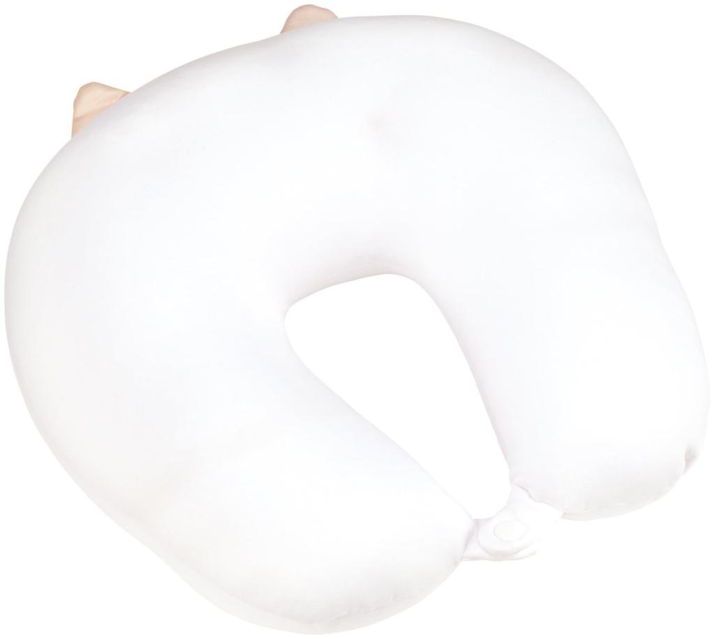 Skater Plush Neck Pillow Microbead Pillow with Button Original Character Puni-chan NNP1-A