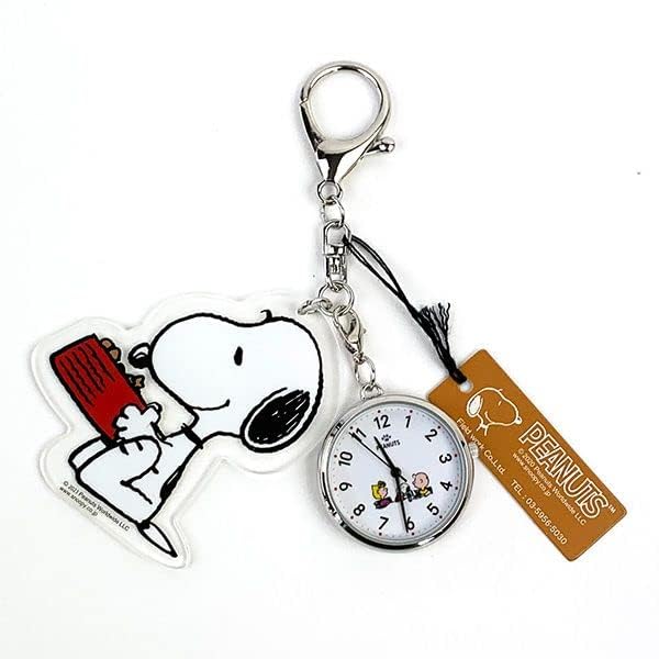 Fieldwork Women's Snoopy Analog Keychain Watch, Silver PNT035-4