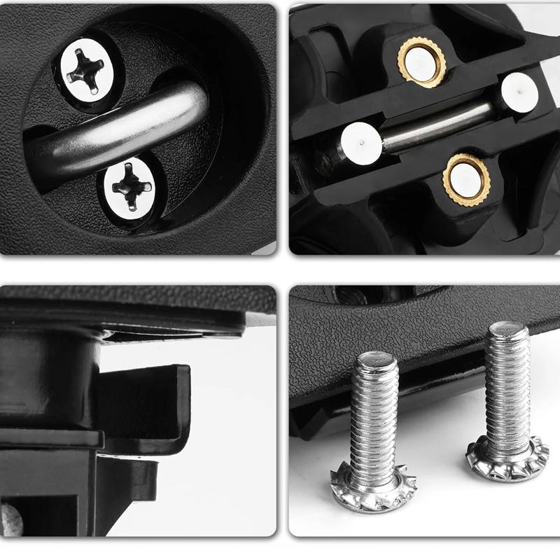 Truck Tie Down Anchor For Ford F-150 2015-2023 F250 F350 Super Duty 17-23 Trunk Retractable Bed Side Wall Hook Ring Anchor Clip