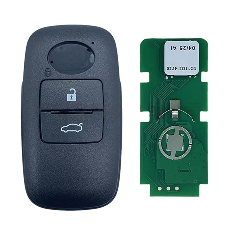 Replacement Key Fob With 2/3/4 Buttons 4A Chip And Black Plastic Shell Design 89994-BZ050 89994-BZ041 89994-BZ170